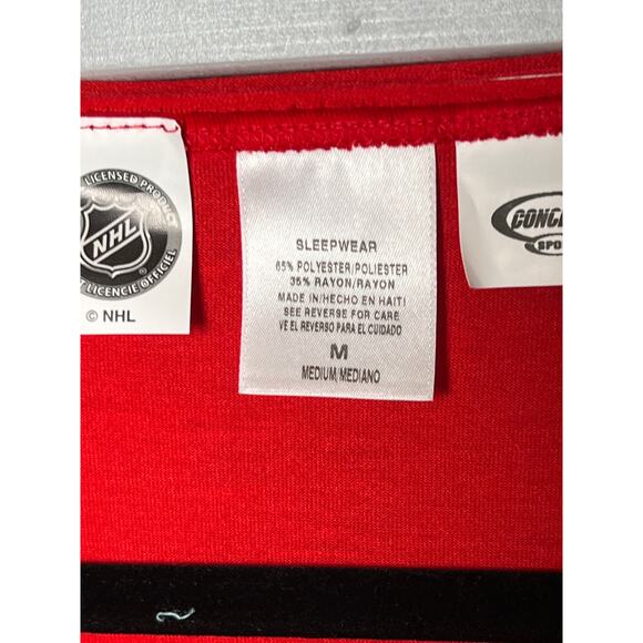 Women' s NHL Blackhawks Pajama Shirt Top Size M‎ NEW - Picture 3 of 4